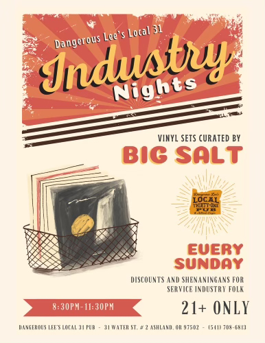Retro Industry Night Flyer 1